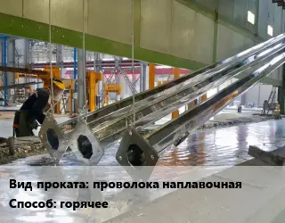 Оцинкование проволока наплавочная  горячее